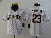 Youth San Diego Padres #23 Fernando Tatis Jr. White 2020 Nike Cool Base Jersey,baseball caps,new era cap wholesale,wholesale hats